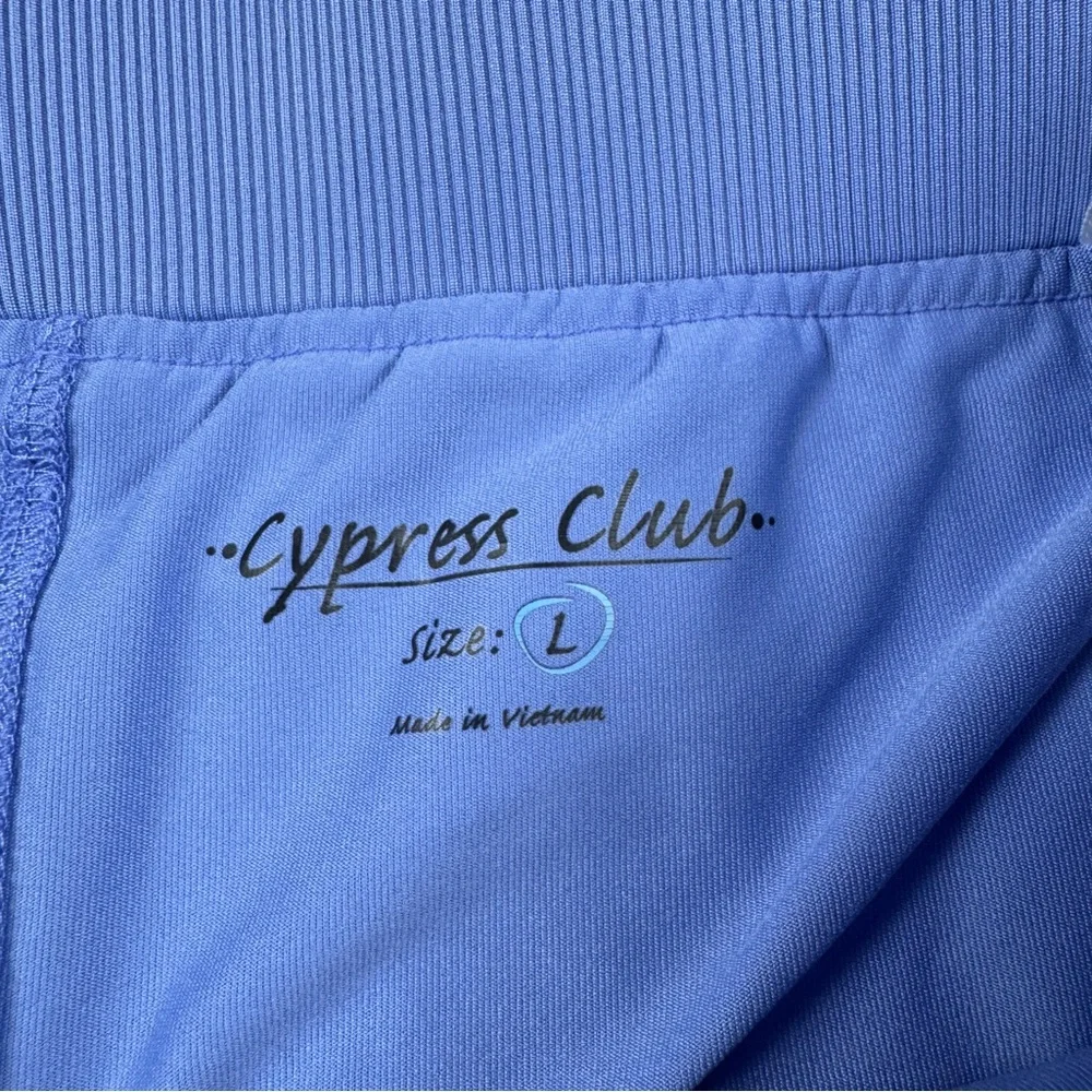 Cypress Club Skort‎ Womens Large L Blue Pockets Poly Blend